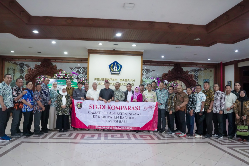 Wabup Suiasa Terima Kunker Pemkab Ngawi